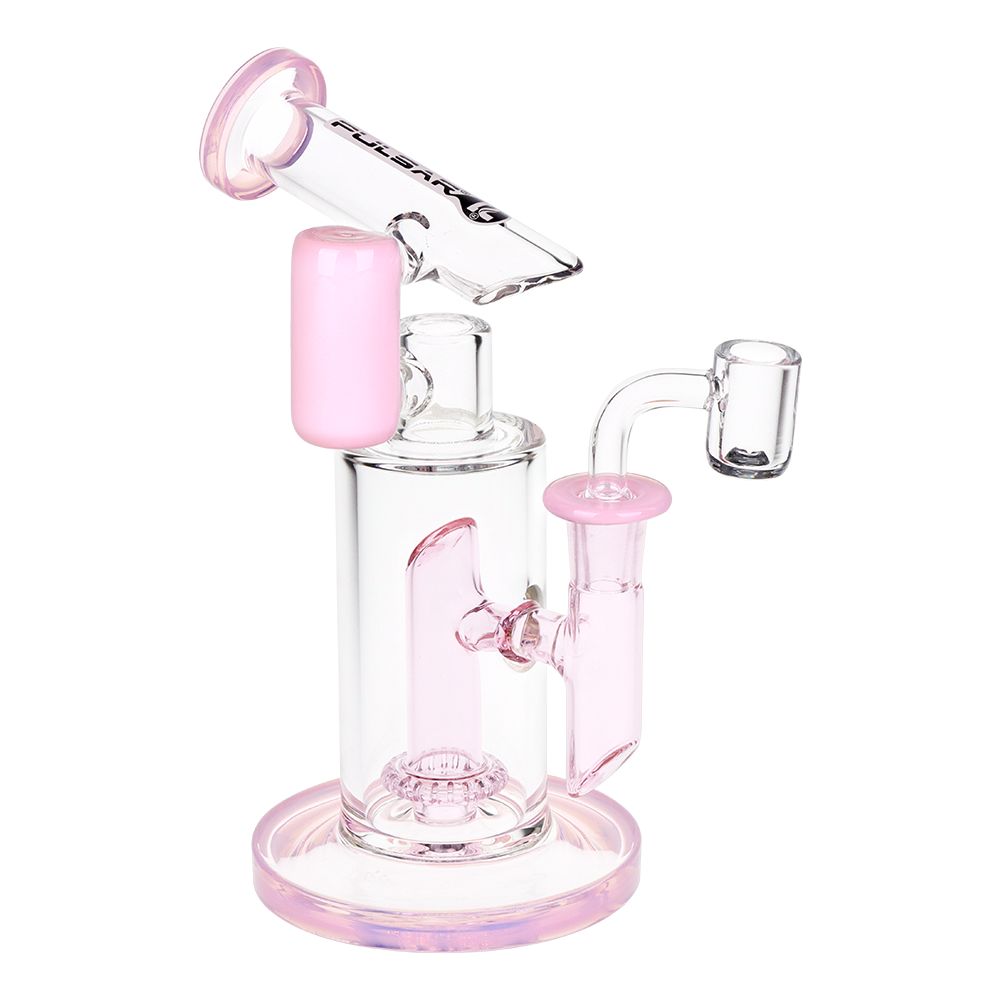 Pulsar Bicolor Fractured Tower Glass Dab Rig | 8" | 14mm F