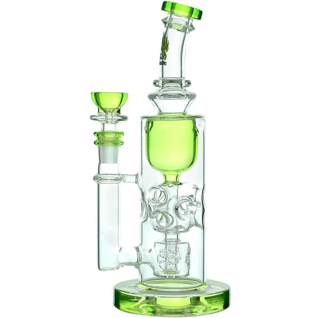 Calibear Nebula Seed of Life Percolator Dab Rig — view 7 | Ziggy's Miami