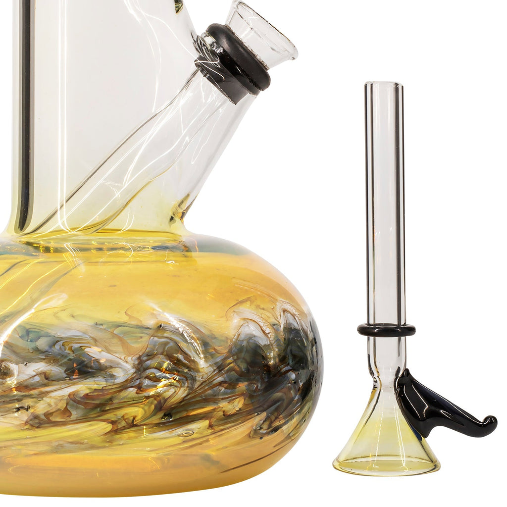 LA Pipes "Smoke Signals" Buoy Fumed Base Bong