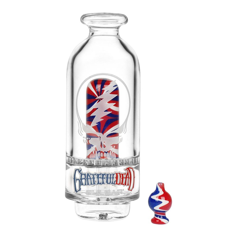 Grateful Dead x blast Stealie Attachment Set for Puffco Peak 6"