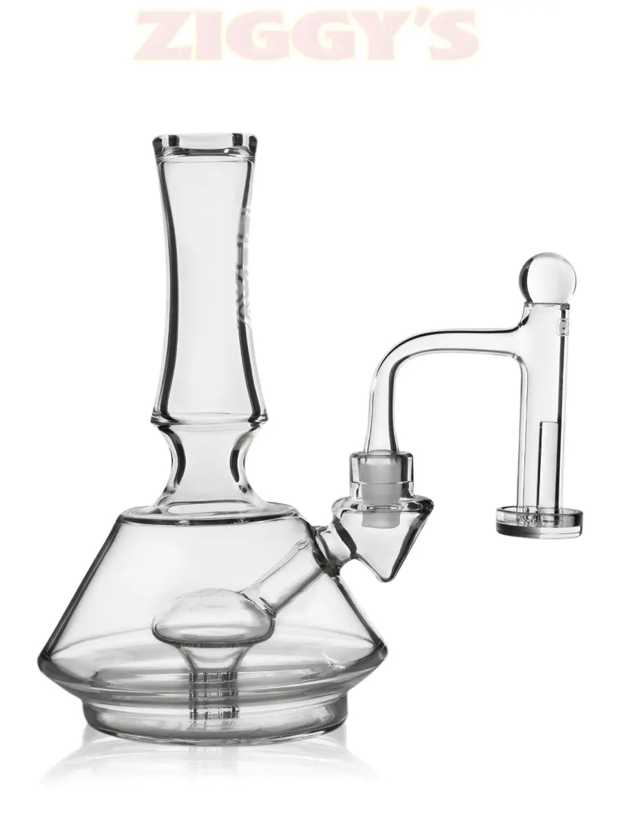 GRAV® 14mm 90° Quartz Control Tower Banger Set Smoke Drop