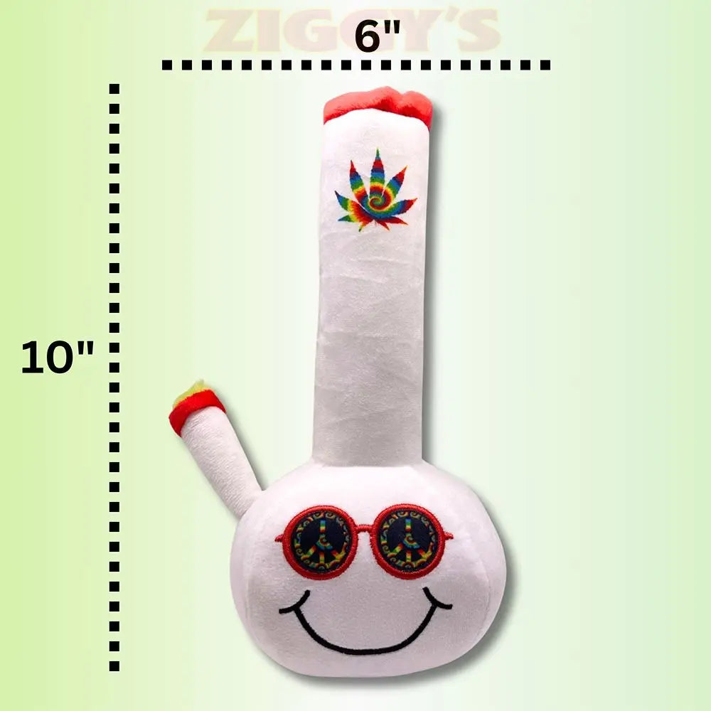 PAW:20 Billie Bong Squeaker Dog Toy - 10" Smoke Drop