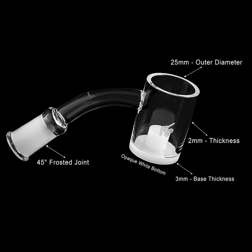 Honey & Milk Core Reactor Quartz Banger - 45° Degree | YL