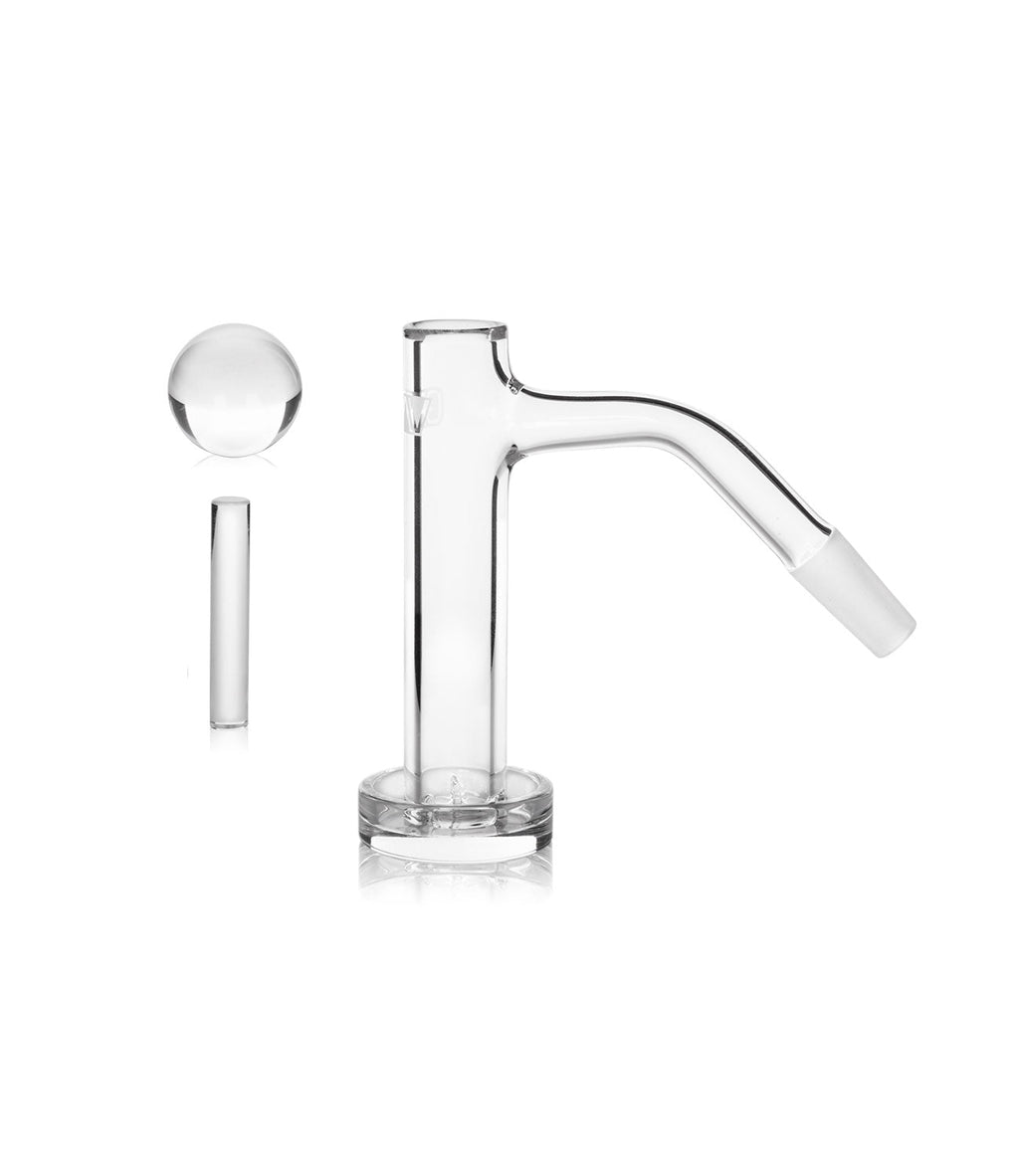 GRAV 10mm 45° Quartz Control Tower Banger Set — view 2 | Ziggy's Miami