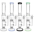 Pulsar Borosilicate Water Pipe- 16.5" / 19mm F / Colors Vary