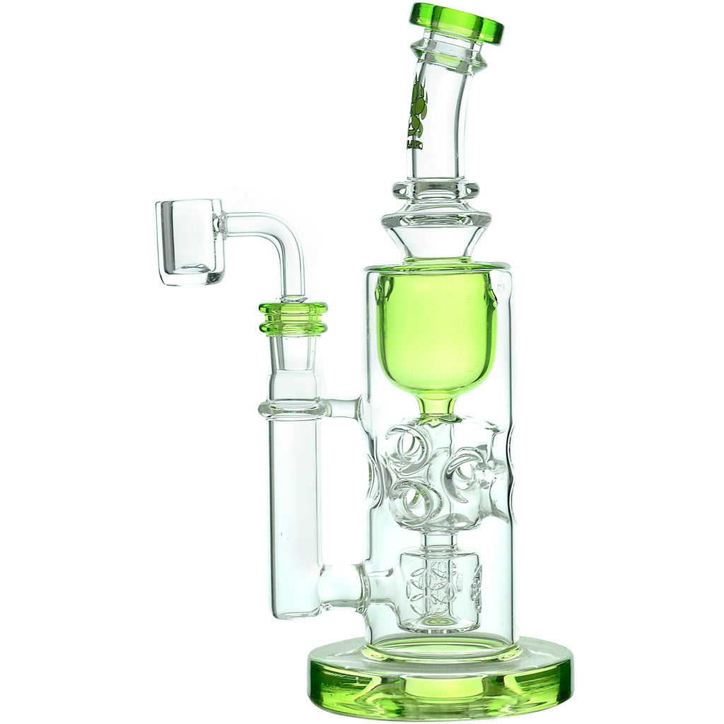 Calibear Nebula Seed of Life Percolator Dab Rig — view 2 | Ziggy's Miami