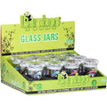 12CT DISPLAY - Bamboo Woods Trippedelic Glass Jar - 3" / Assorted Designs