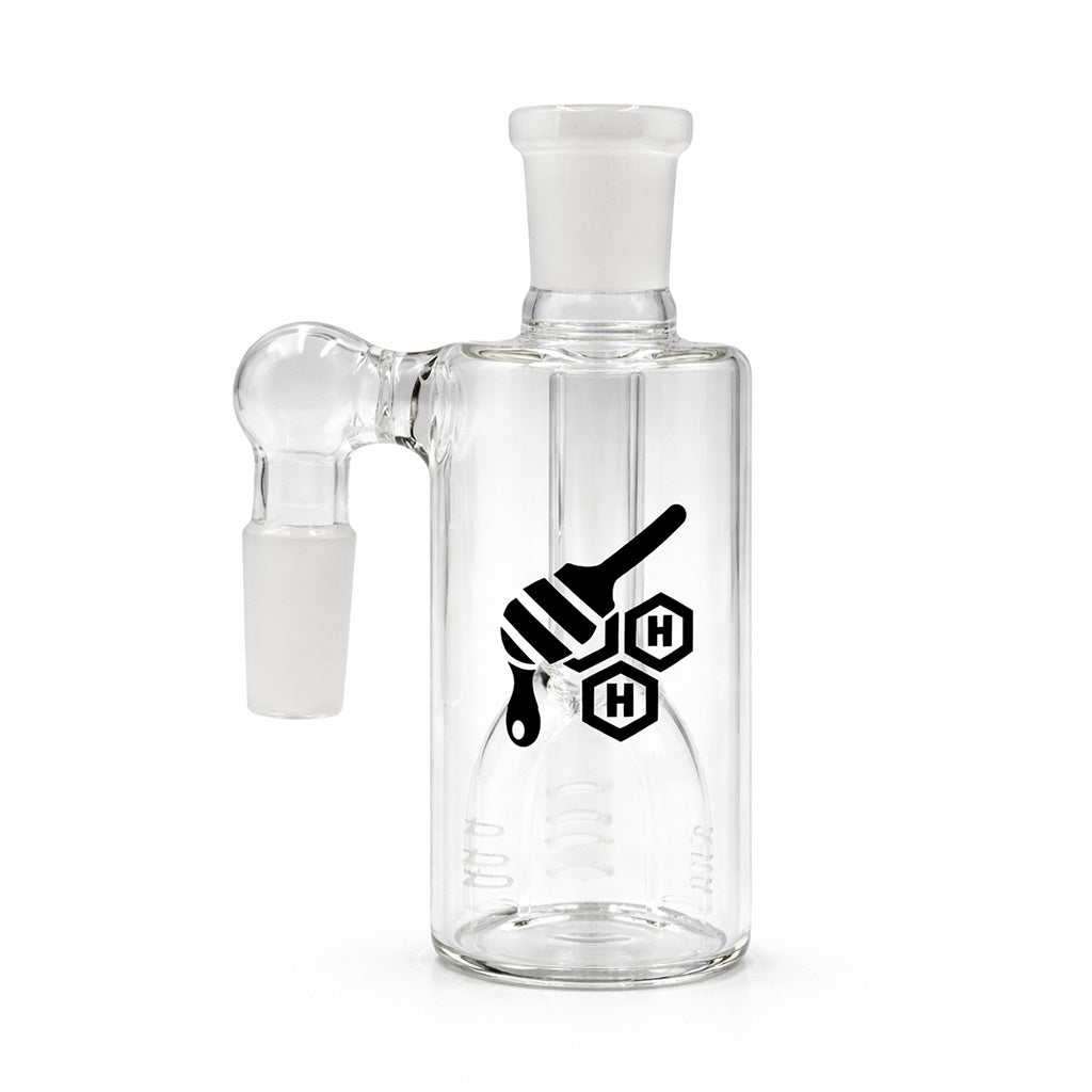 Honeybee Herb 3 Arm Slited Diffuesed Downstem Perc Ash Catcher — view 2 | Ziggy's Miami