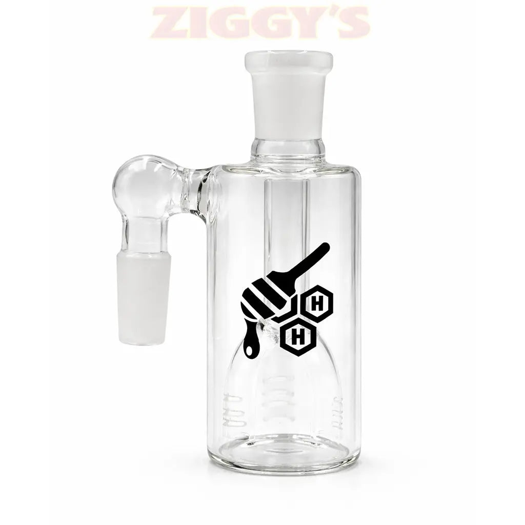 HONEYBEE HERB 3 ARM SLITED DIFFUESED DOWNSTEM PERC ASH CATCHER Smoke Drop