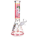 Pink Unicorn Beaker Glass Water Pipe - 10" / 14mm F