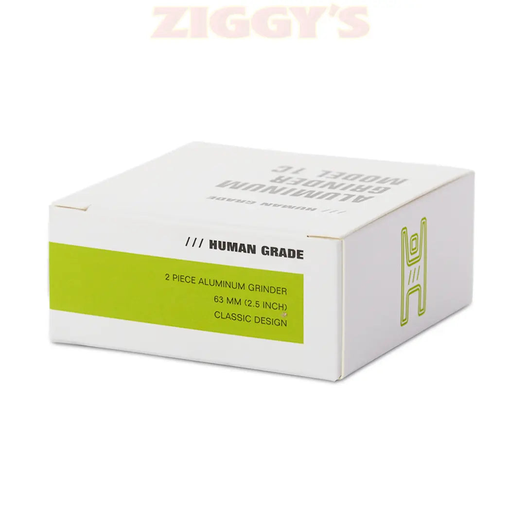 Human Grade Grinder 1C (2.5" 2-Piece) Smoke Drop