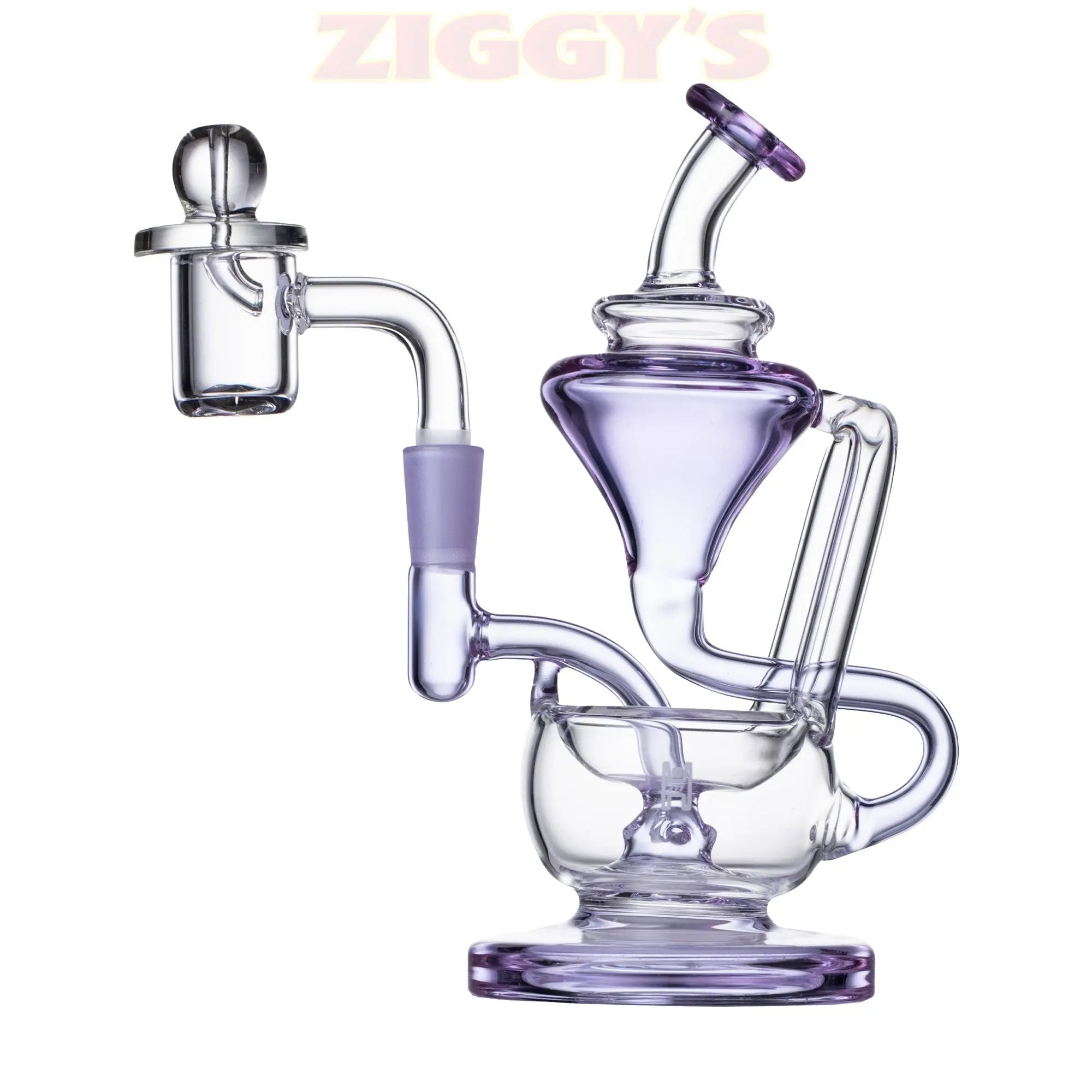 Human Grade 5" Recycler 1A Smoke Drop