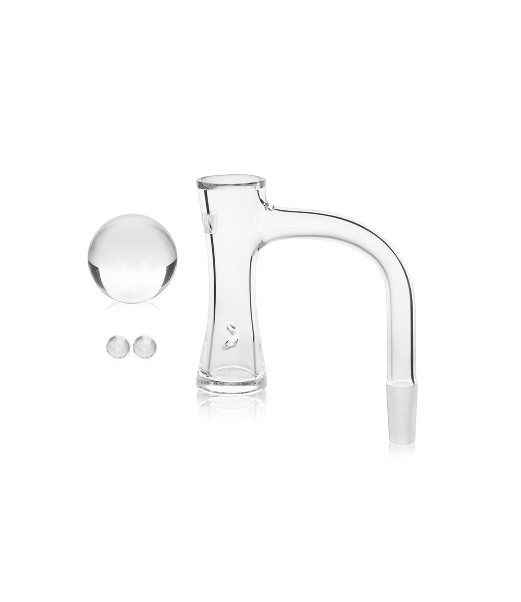 GRAV 10mm 90° Quartz Hourglass Banger Set — view 2 | Ziggy's Miami