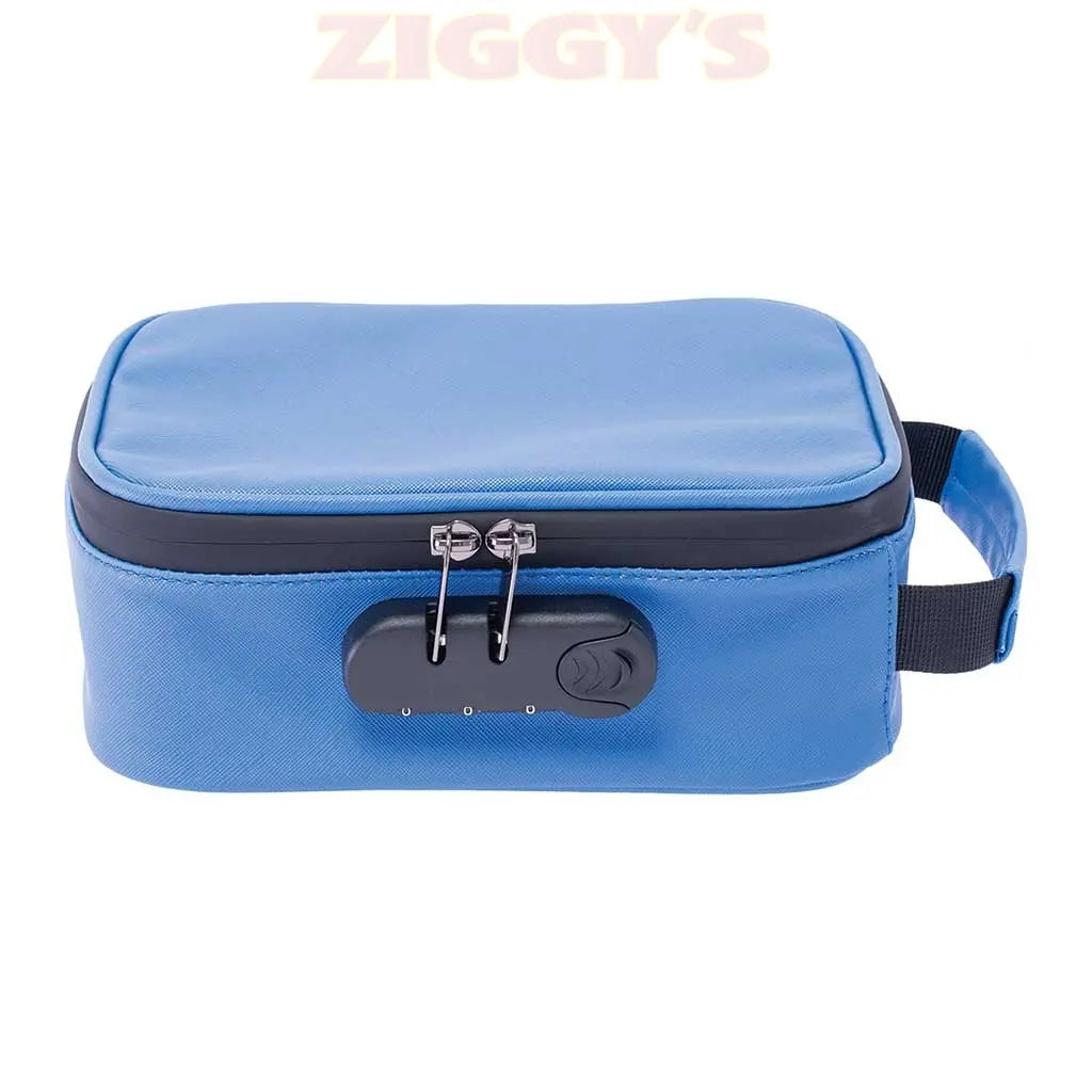 9IN X 6.5IN X 3.5 SMELLPROOF BAG - CLASSIC BLUE Smoke Drop