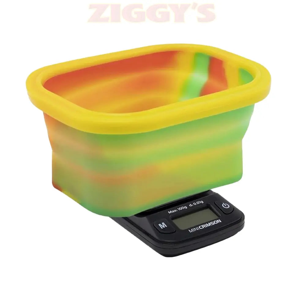 Truweigh Mini Crimson Collapsible Bowl Scale Smoke Drop