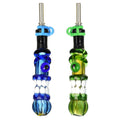 Trippy Face Dab Straw w/ Ti Tip - 5"/10mm F/Colors Vary