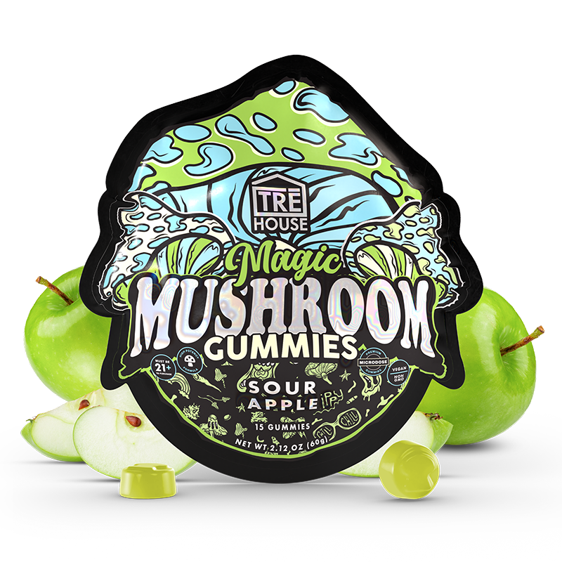Gummies - Magic Mushroom - Sour Apple