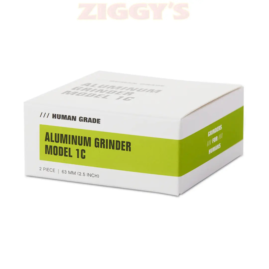 Human Grade Grinder 1C (2.5" 2-Piece) Smoke Drop