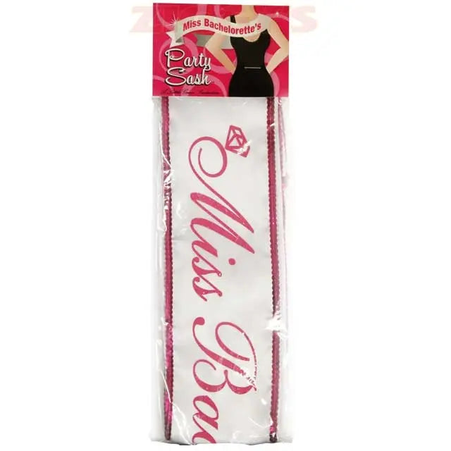 Miss Bachelorette Sash Smoke Drop