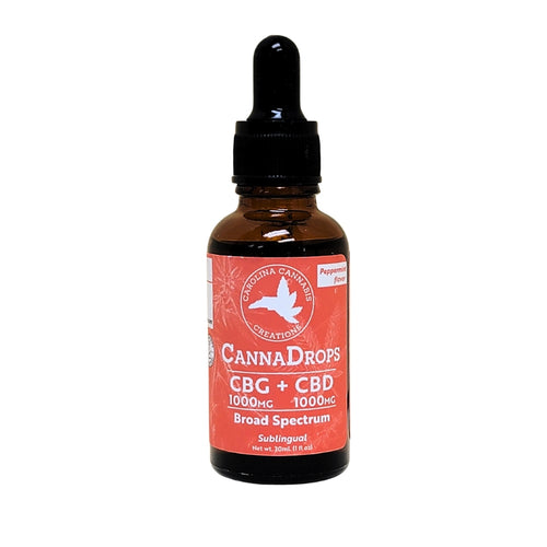 CBD + CBG Oil | 1:1 Formula | Peppermint | Carolina Cannabis Creations | Ziggy's Miami