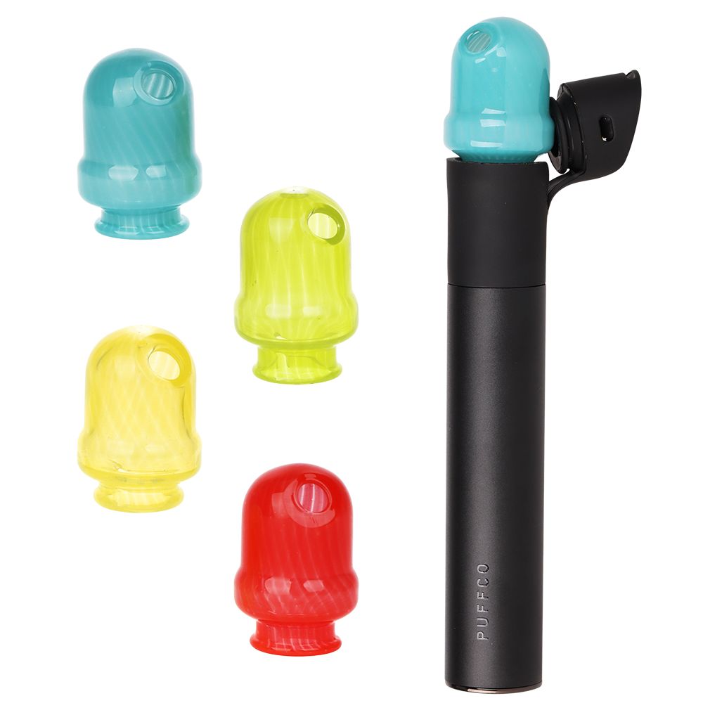 Pulsar Round Tip Glass Mouthpiece – Puffco Pivot (Colors Vary)