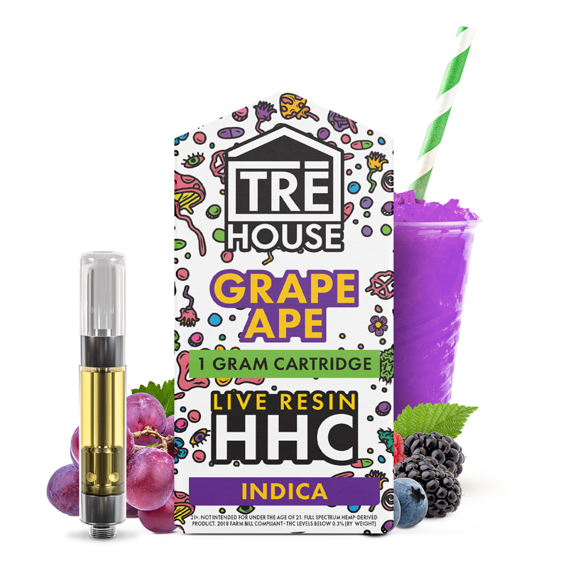 Cartridges - Grape Ape - Live Resin - HHC - 1 Grams