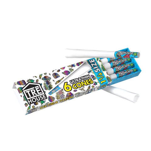 Pre Roll Cones - 6 Pack - 1 1/4" - Ultra Thin