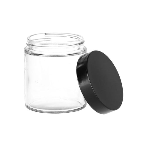 Clear Screw-Top Jar - 2.6" x 2.3"/ Medium — view 2 | Ziggy's Miami