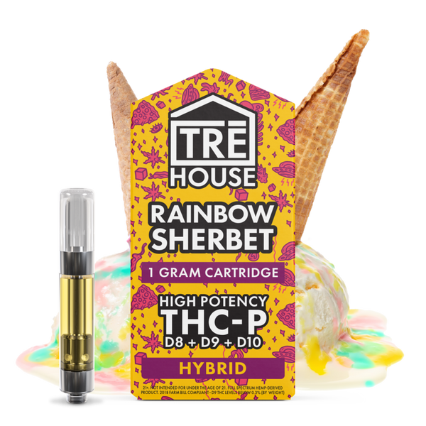 Cartridges - Rainbow Sherbet - Delta Blend - THC-P
