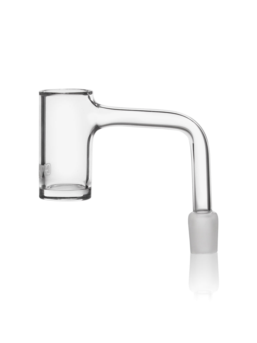 GRAV® 14mm 90Deg Seamless Long Neck Quartz Banger