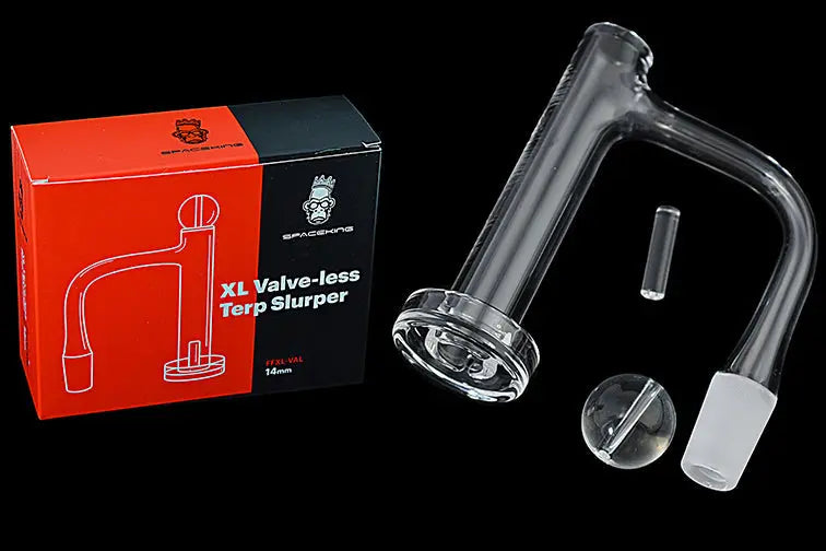 Space King XL Valve-less Terp Slurper (Red / Black) Smoke Drop
