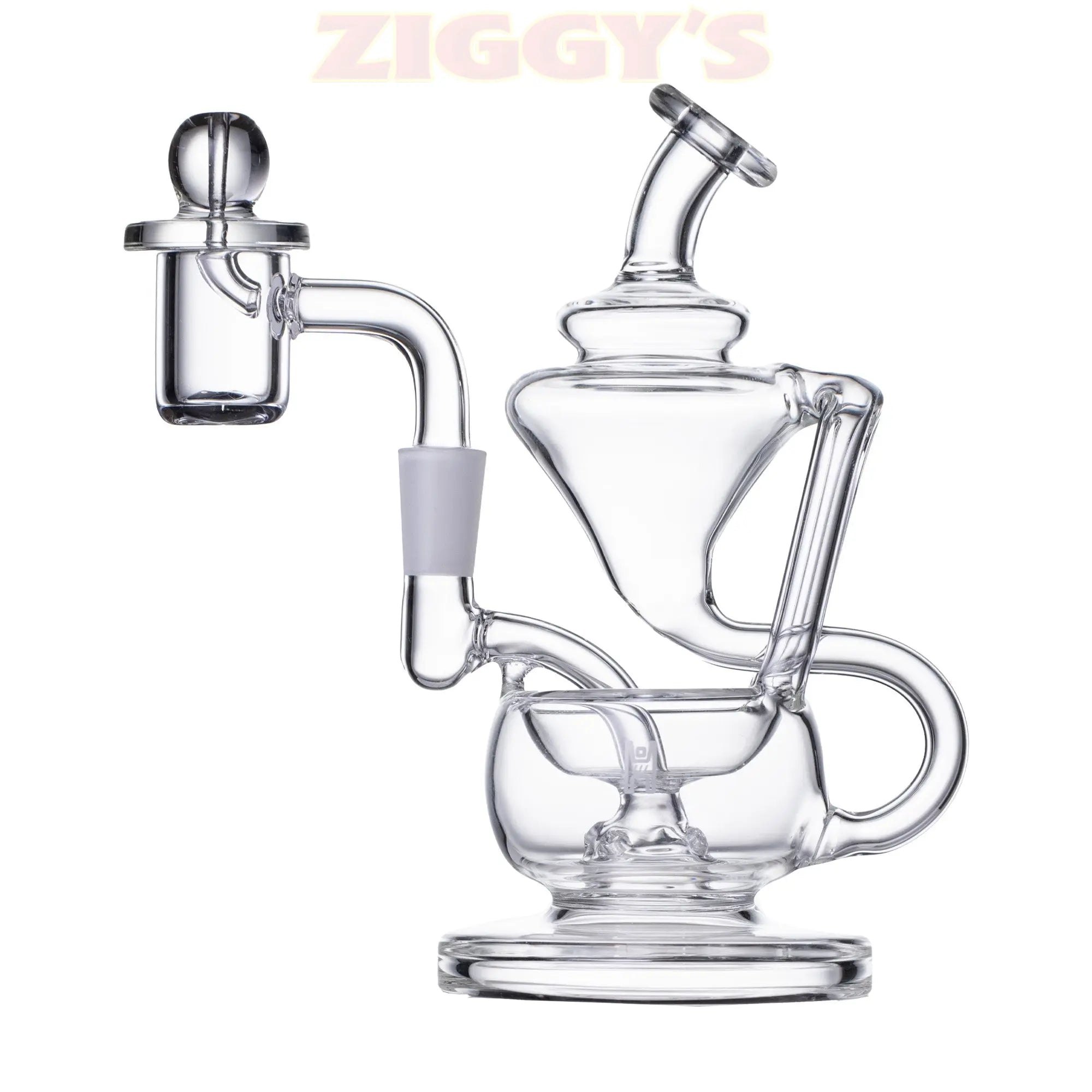 Human Grade 5" Recycler 1A Smoke Drop