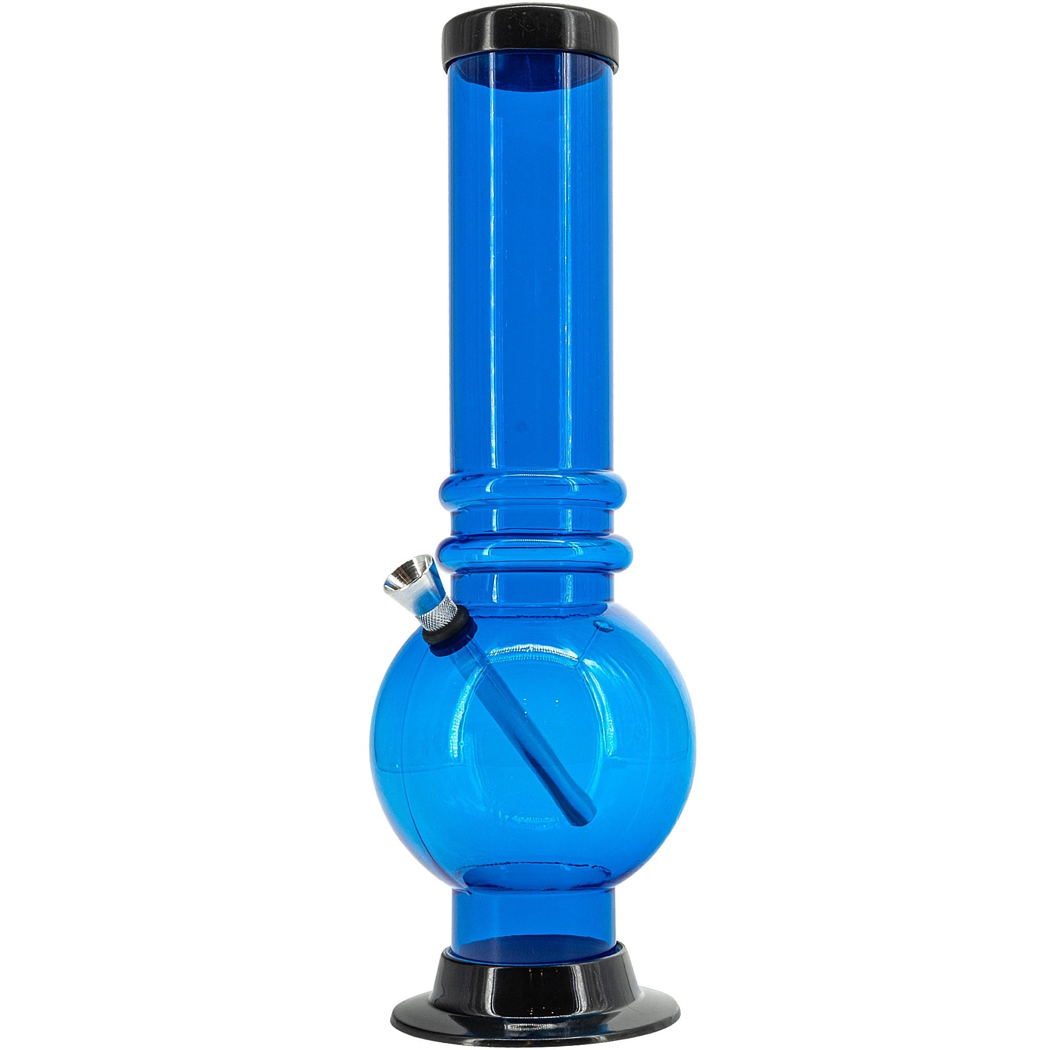 Acrylic Bubble Base Bong - 12-15"