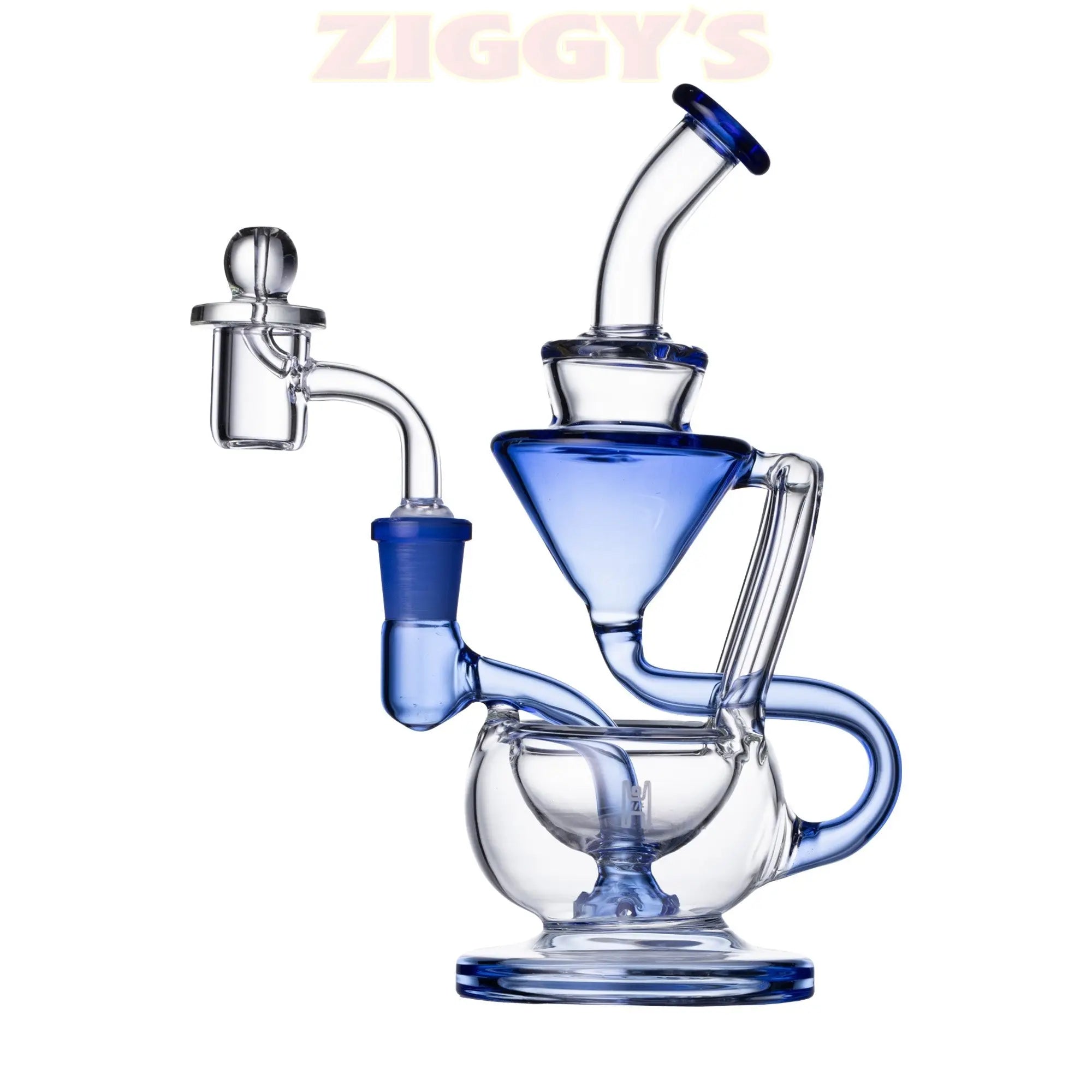 Human Grade 5" Recycler 1A Smoke Drop