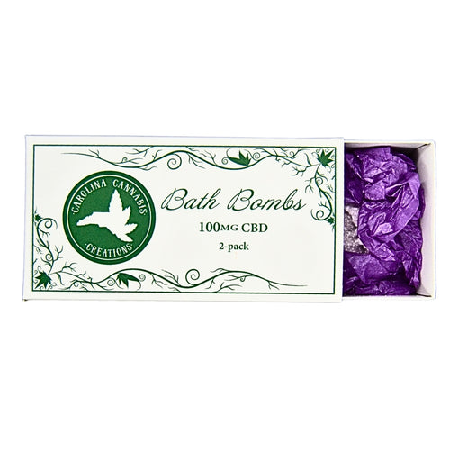 CBD Bath Bombs 2-Pack | 200mg CBD | Carolina Cannabis Creations — view 2 | Ziggy's Miami