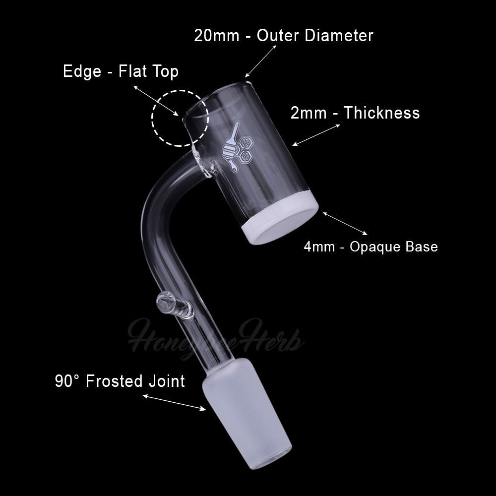 Honey & Milk Enail Quartz Banger - 90° Degree | YL