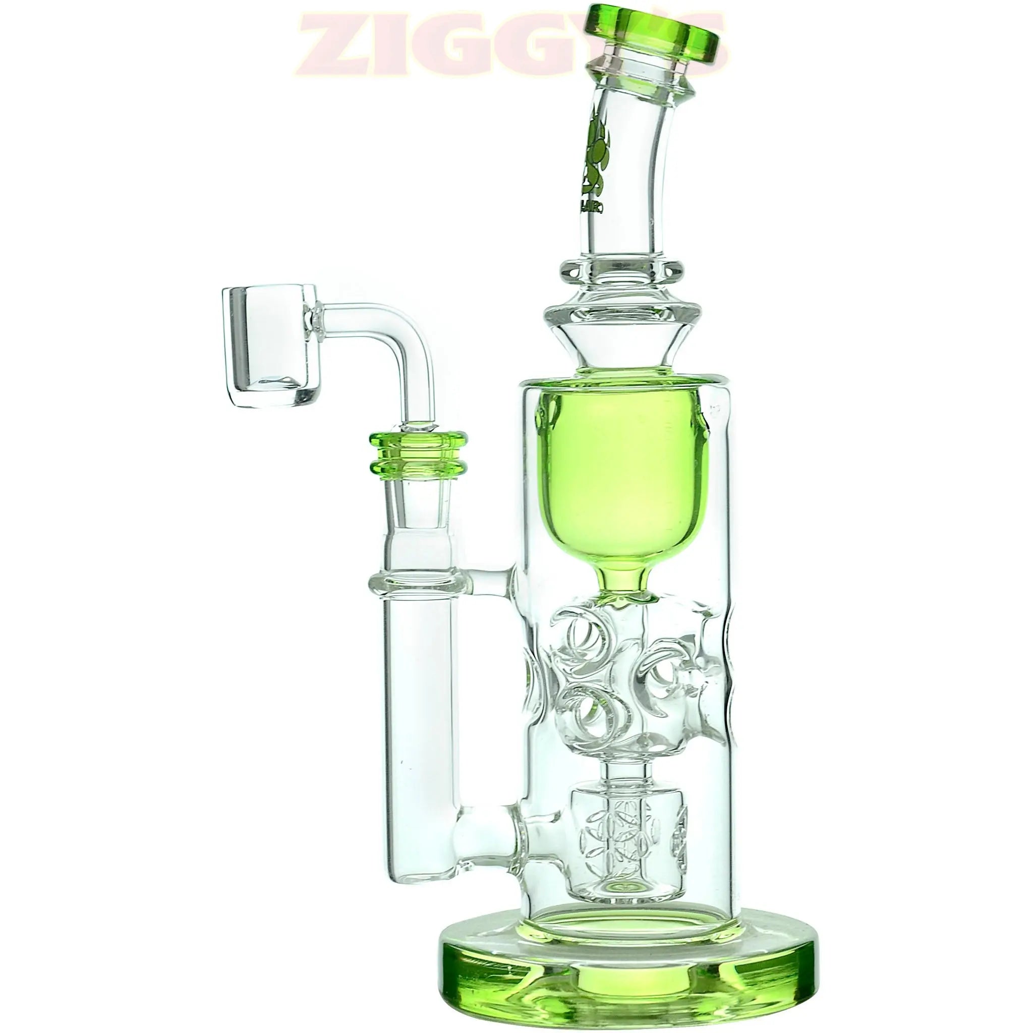 Calibear Nebula Seed of Life Percolator Dab Rig Smoke Drop