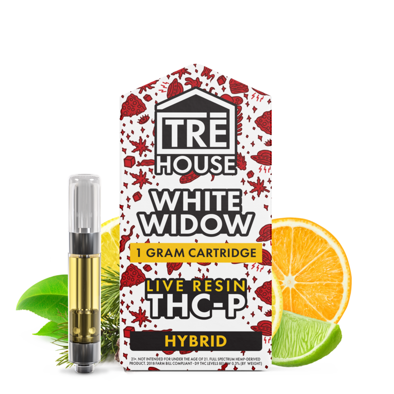 Cartridges - White Widow - Live Resin - THC-P