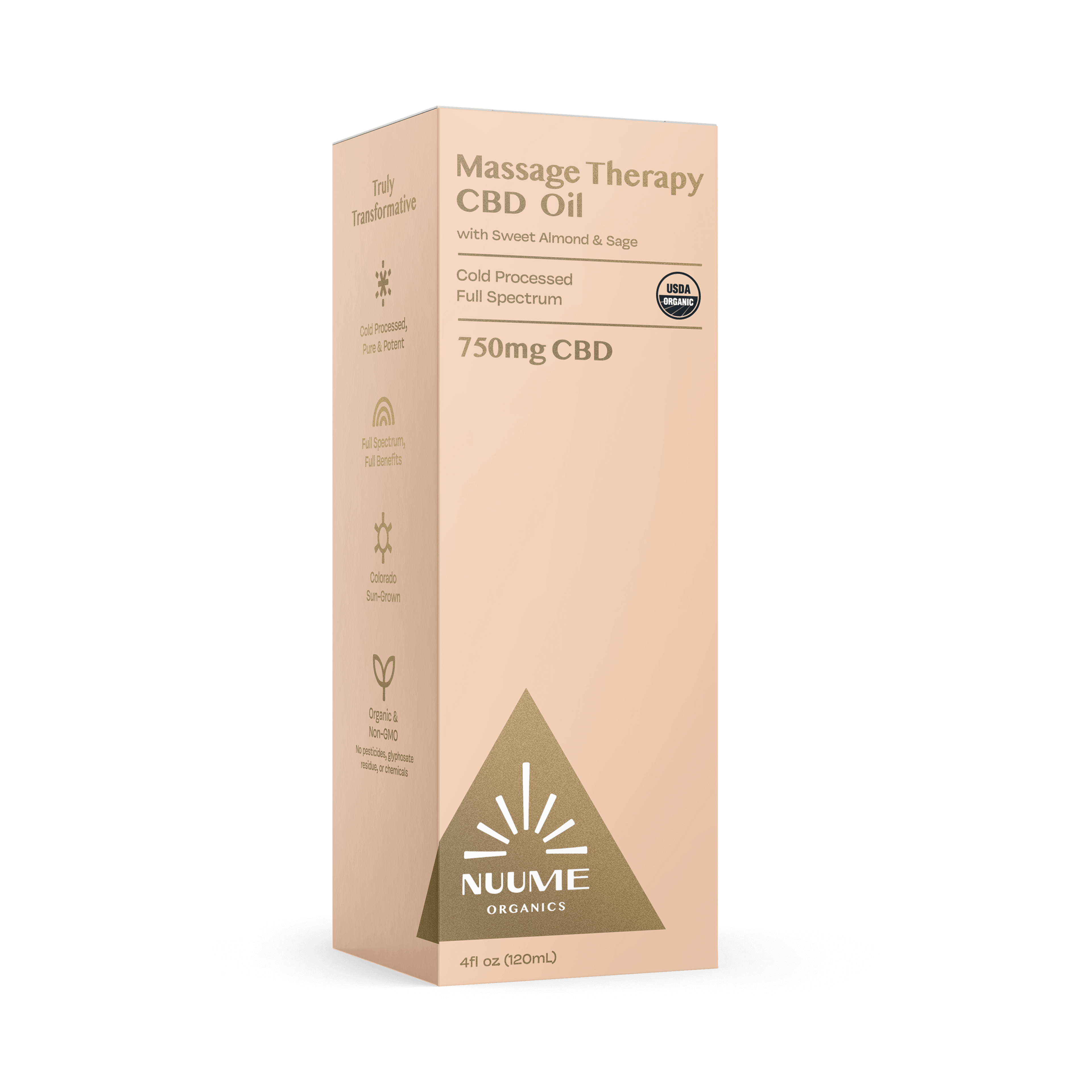 Organic CBD Massage Therapy Oil 750mg