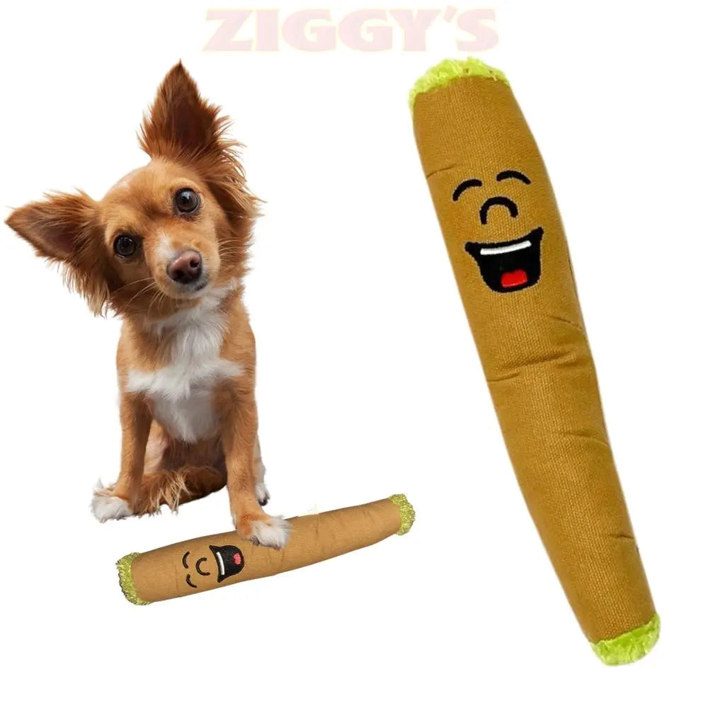 PAW:20 B the Blunt Squeaker Dog Toy - 10" Smoke Drop