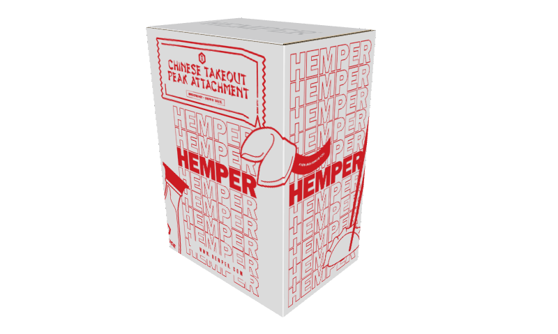 Hemper Chinese Takeout Glass Attachment – Puffco Peak