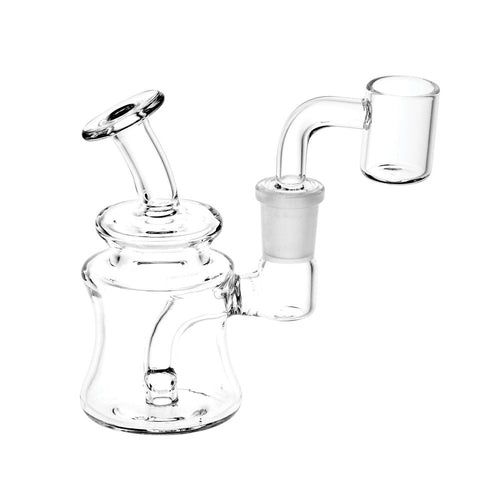 Clear Glass Mini Dab Rig | Ziggy's Miami