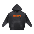Vintage Washed Frayed Fleece Hoodie
