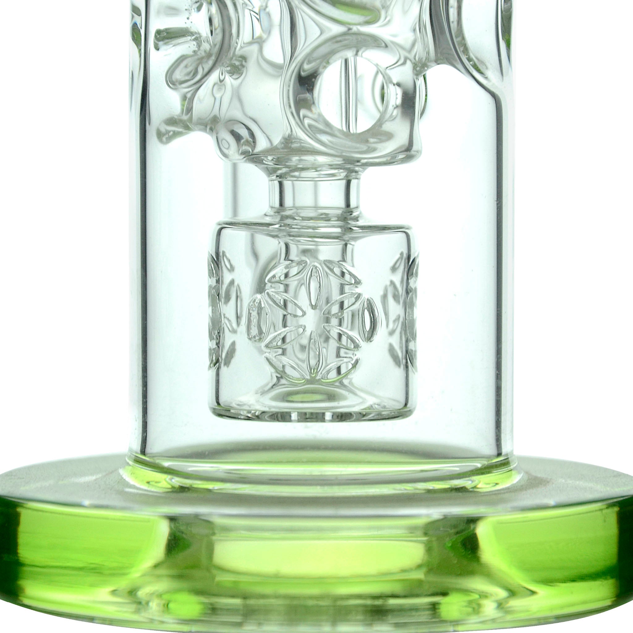 Calibear Nebula Seed of Life Percolator Dab Rig — view 28 | Ziggy's Miami