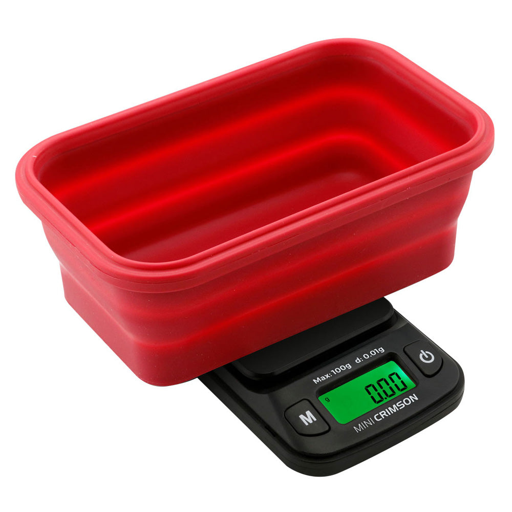 Truweigh Mini Crimson Collapsible Bowl Scale — view 5 | Ziggy's Miami
