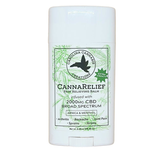 CannaRelief 2000mg Soothing Balm | Carolina Cannabis Creations | Ziggy's Miami