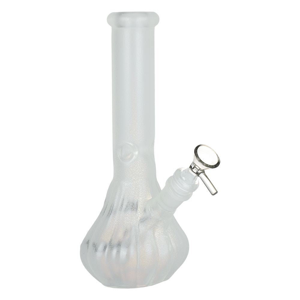 Glow in Dark Jack-O-Lantern Glass Bong - 9.25" / 14mm F — view 2 | Ziggy's Miami