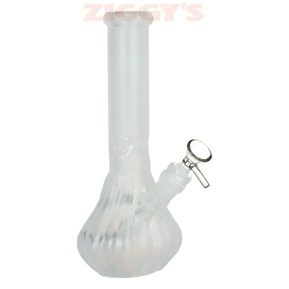 Glow In Dark Jack-O-Lantern Glass Bong - 9.25" / 14mm F Smoke Drop