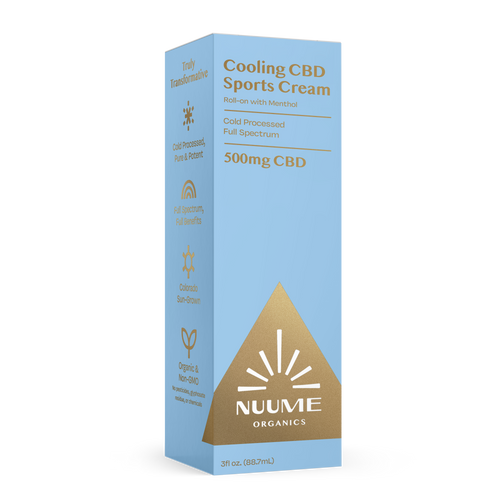 CBD Cooling Sports Cream Roll-on 500mg | Ziggy's Miami