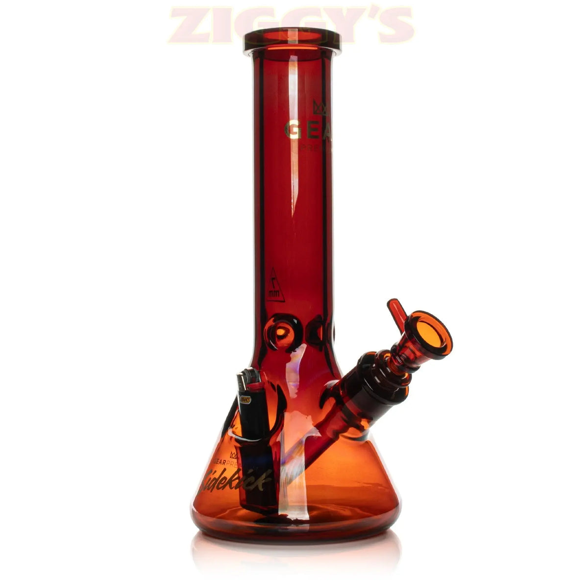 Gear Premium 12" Sidekick (Beaker) Water Pipe Smoke Drop